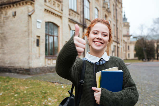 redhead student